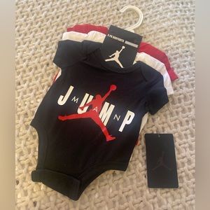 Jordan 3pc. Newborn Onesies